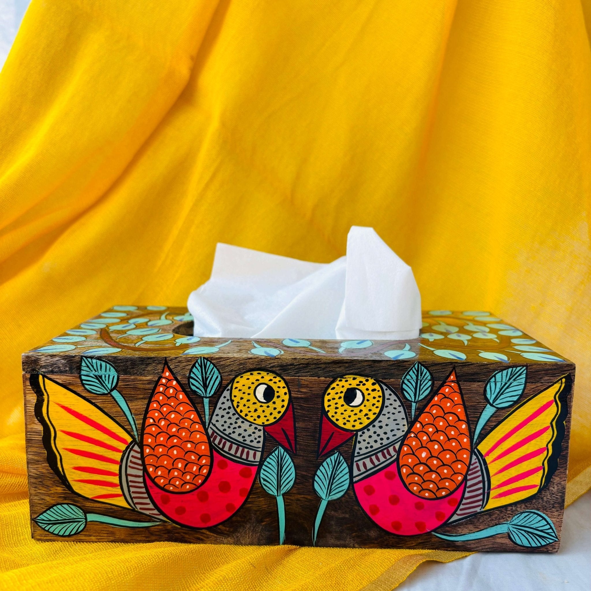 Wooden Tissue good Box Etamine Art